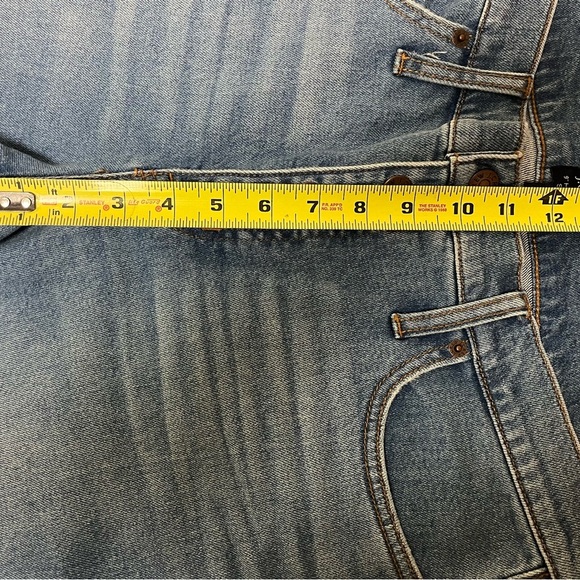 J. Crew High Rise Med Wash Button Fly Cotton Tensel All Day Stretch Jeans Sz 31 - Picture 6 of 16